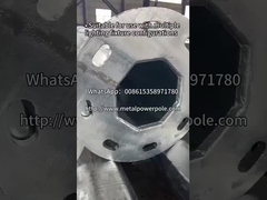 Pólos de luz galvanizados a quente