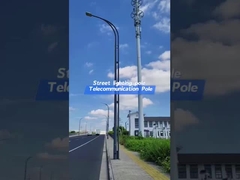 Pólo de iluminação de rua e Pólo de telecomunicações