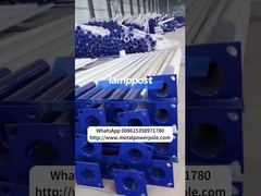 Pólos de aço de postes de lâmpadas de postes de luz personalizados