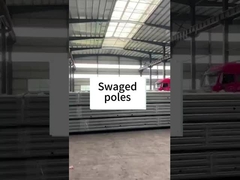 Pólus tubular de aço de 16M para alimentação elétrica