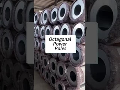 Qual é o princípio do projeto do poste de aço de potência octogonal com uma placa de base cônica?