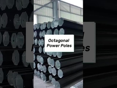 Polar de transmissão de pólo de potência personalizado de fábrica pólo de aço pólo de aço poligonal