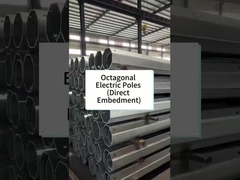 Polos de aço elétricos octogonais (incorporação direta) Polos de aço poligonais