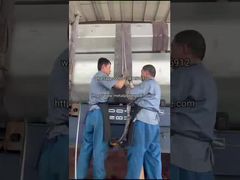 Envio de postes de aço de grande porte para linhas elétricas de alta tensão