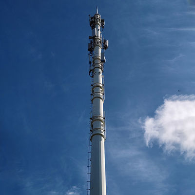 ASTM A572 GR65 Post de telecomunicações de aço durável forte