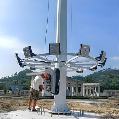 Fornecimento Direto da Fábrica 25m 30m Poste de Luz de Mastro Alto Ajustável Equipamento Elétrico