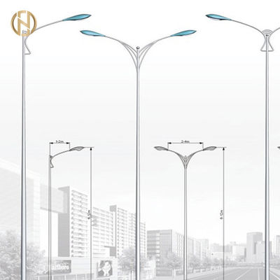 IP65 galvanizou a luz polo de 12M Single Arm Street