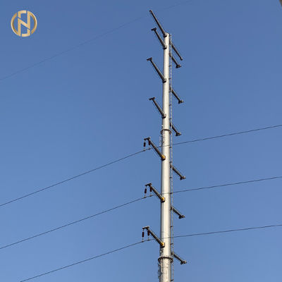 Resistência galvanizada do terremoto da altura de Electric Power Polo 35m boa