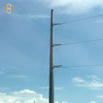 companhia de eletricidade Polo de 138KV HDG 35M com grau do parafuso 60-90 da placa de base e de âncora M48
