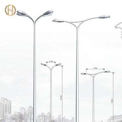 Rua galvanizada polo claro 3M 6M 9M 12M Custom Octagonal Light Polo