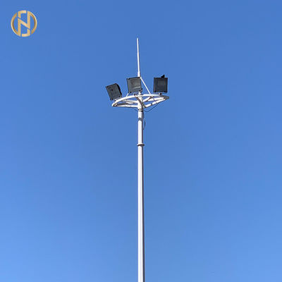 O mastro alto Polo da forma de Dodecagon galvanizou polo claro 75FT 80FT