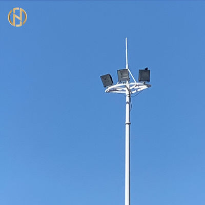 Lâmpada alta Polo do mastro de Octadecagon do aço Q420 20M 30M 35M 40M