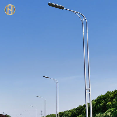 Hot Dip Galvanized Octagonal Solar Street Light Pole Design para cônico/poligonal/redondo ou outros Forma multipiramidal