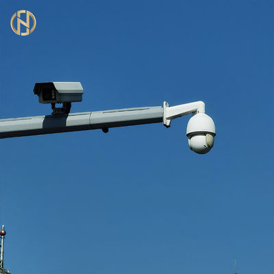 Câmera de aço Polo L tipo do CCTV vida útil longa do comprimento do braço de 1m - de 30m