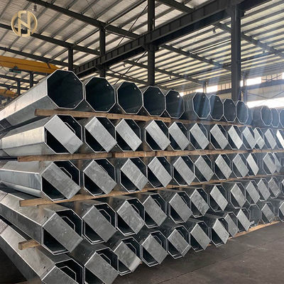26,3 quilômetros 33kV Polo estampado tubular de aço para a linha de transmissão da evacuação do poder