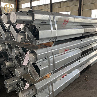 Poço de aço galvanizado telescópico de Polo terminado soldar a vida útil longa