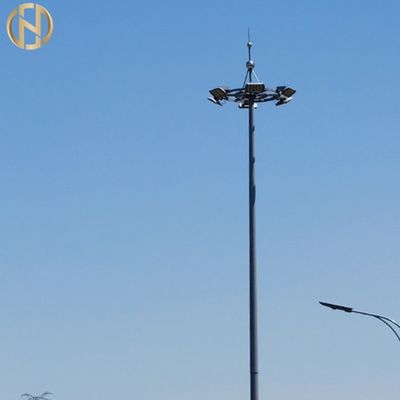 Mergulho quente de Polo do mastro Q345 alto poligonal galvanizado para a luz de rua conduzida