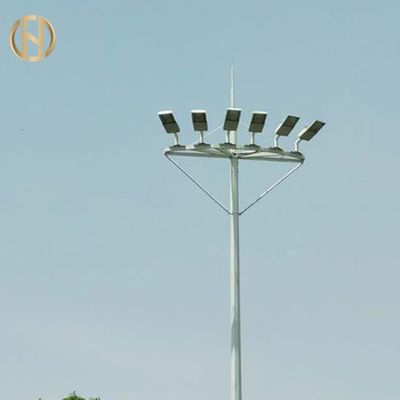 Conexão alta poligonal da sobreposição de polo claro do mastro da luz de rua Q460