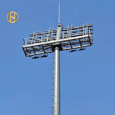 comprar Pólo de iluminação de mastro alto com sistema de elevação automática 20M 25M 30M 35M Estádio e Aeroporto Light Tower IP65 galvanizado a quente online manufacture