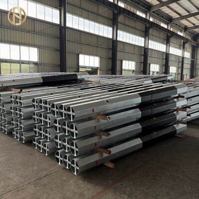 comprar Poste de Energia Octogonal de Aço 30-40 pés (12-18m), Torre de Distribuição de Utilidade Q355 ASTM A572 HDG, Junta Deslizante Multisseção, Base de Betume online manufacture