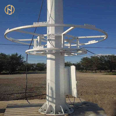 comprar 25M-45M Automático de elevação e descida de mastro alto torre de luz: pólo de aço tubular galvanizado com sistema de guincho para aeroportos e estádios online manufacture