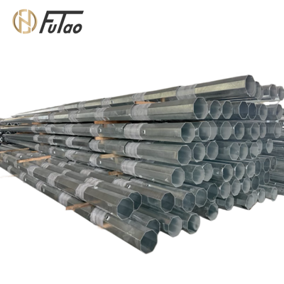 Comprar 11m 11kV-33kV Poste Elétrico de Aço Galvanizado a Quente – Poste de Utilidade Octogonal Q235B / Q355B para Linhas Aéreas de Média Tensão online manufacture