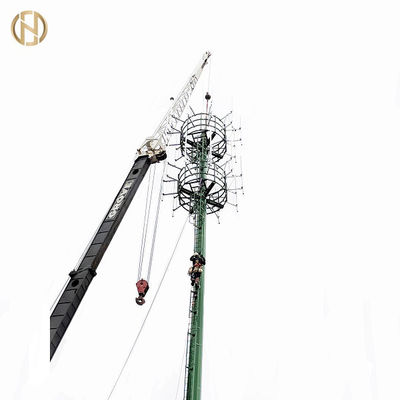 comprar Altura Monopole de Polo da telecomunicação do aeroporto espessura 2mm - 30mm de 15M - de 60M online manufacture