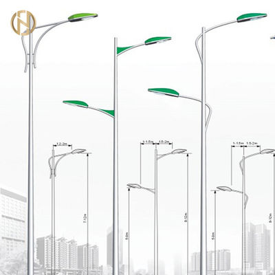 comprar O mergulho quente claro exterior de polo Q235 de rua galvanizou/superfície revestido pó online manufacture