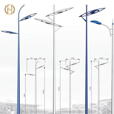 comprar O mergulho quente galvanizou o aço Q235 solar do polo claro 6m 7m 9m 10m 12m de rua online manufacture