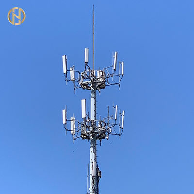 comprar linha de transmissão celular anti corrosão de 120FT de Polo com saia da fibra de vidro online manufacture