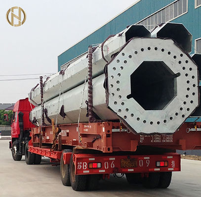 comprar Postes de telecomunicações de 100 pés e 120 pés ASTM A572 GR65 Aço Galvanizado a Quente online manufacture