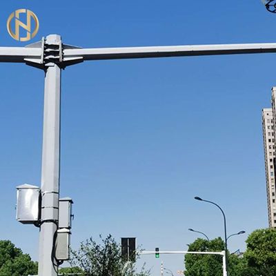 comprar O mergulho quente de alta qualidade galvanizou a câmera de aço Polo do CCTV de Q235B online manufacture