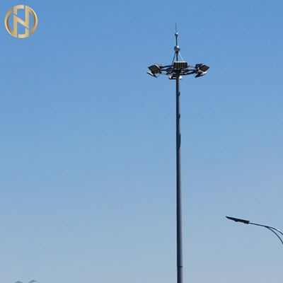 comprar Mastro de 12 medidores de altura galvanizado Polo com redução do mecanismo de levantamento online manufacture