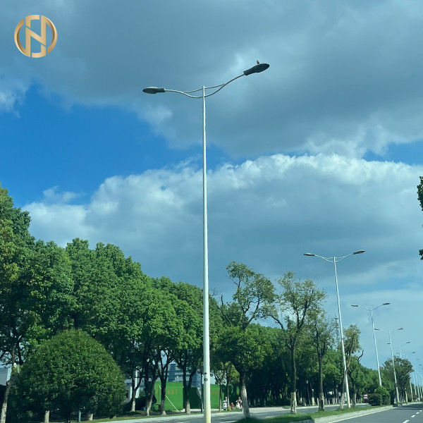 3m 6m 8m 12m Customizado Hot Dip Galvanizado Octagonal Solar Road Light Pole Design