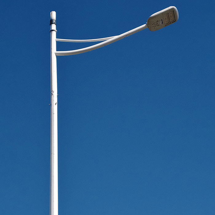 Polar de luz de rua galvanizado a quente de aço para soluções de iluminação exterior personalizáveis