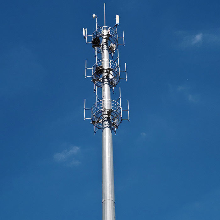 Futao Telecommunication Post Deflection Calculation and Steel Pole Structure Analysis Report (Relatório de Análise da Estrutura de Pólos de Aço)