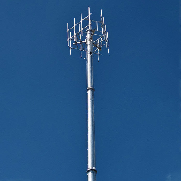Aço galvanizado a quente, de 30 m, com antenas