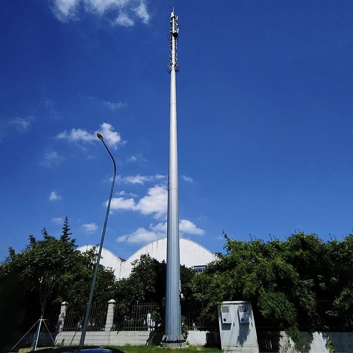 30m Pólos de telecomunicações para postos de telecomunicações com cálculo da pressão do vento