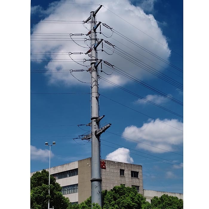Equipamento Elétrico de Poste de Linha de Transmissão de Energia de Alta Tensão Galvanizado por Imersão a Quente