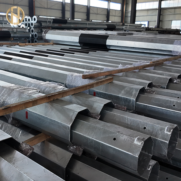 25FT-45FT Octagonal Poligonal Hot Dip Galvanizado Distribuição Elétrica Polar de Potência de Aço