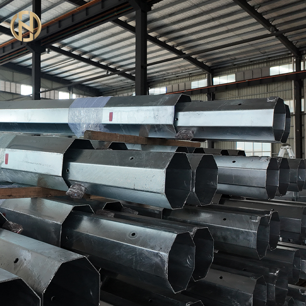 25FT-45FT Octagonal Poligonal Hot Dip Galvanizado Distribuição Elétrica Polar de Potência de Aço