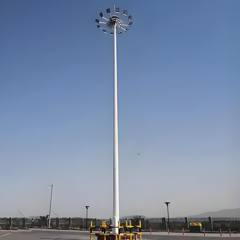 Fornecimento Direto da Fábrica 25m 30m Poste de Luz de Mastro Alto Ajustável Equipamento Elétrico