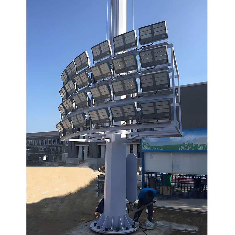 Fornecimento Direto da Fábrica 25m 30m Poste de Luz de Mastro Alto Ajustável Equipamento Elétrico