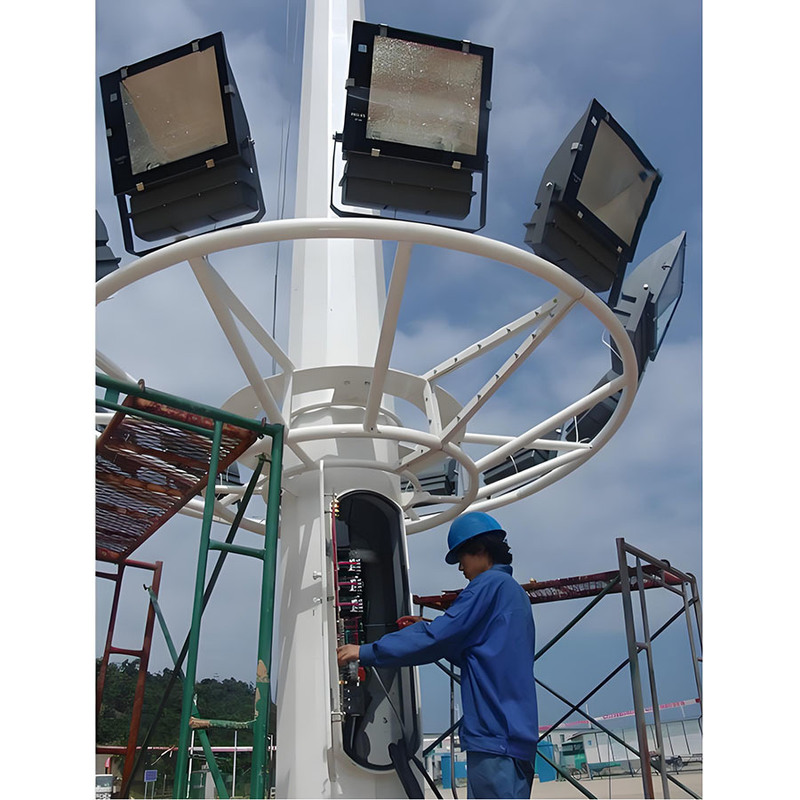 Fornecimento Direto da Fábrica 25m 30m Poste de Luz de Mastro Alto Ajustável Equipamento Elétrico