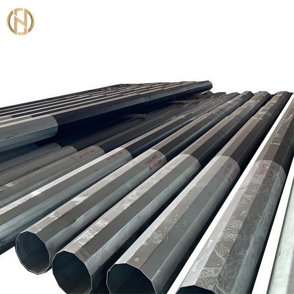 A altura 10M Galvanised Power Pole galvanizou os cargos de aço 330daN 300daN