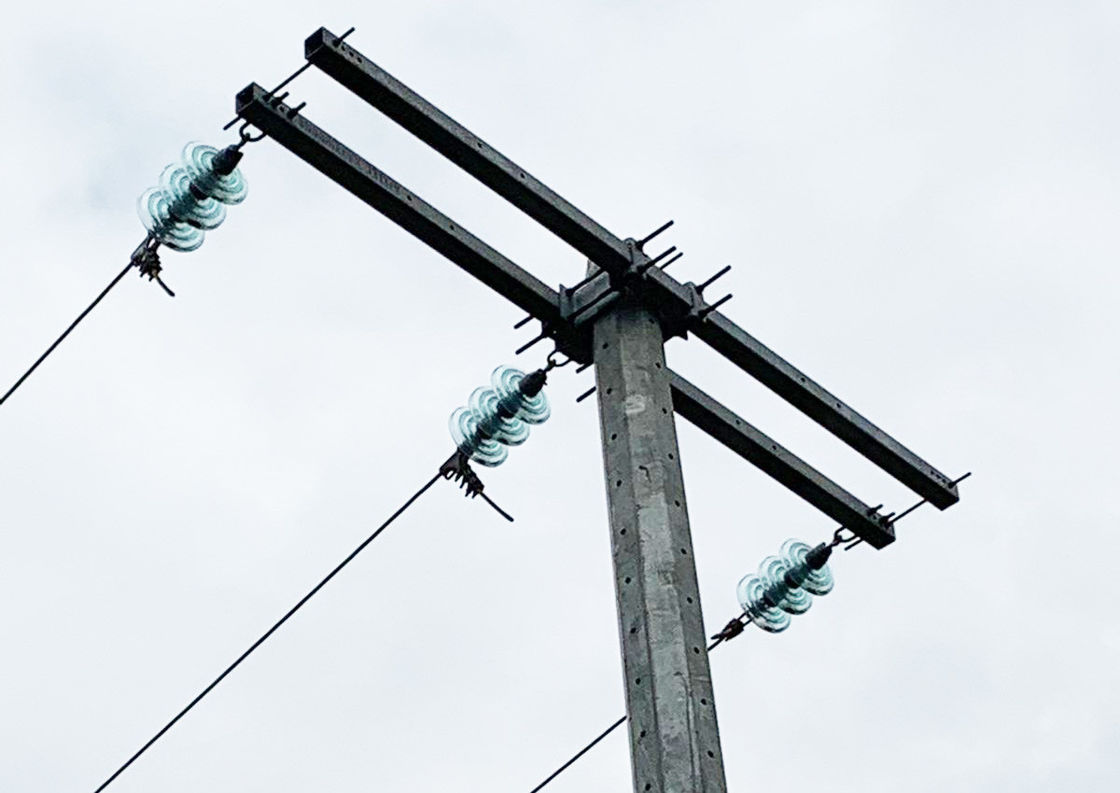 Acessórios duráveis tampão de vidro cerâmico de Polo e tipo isolador do Pin de suspensão