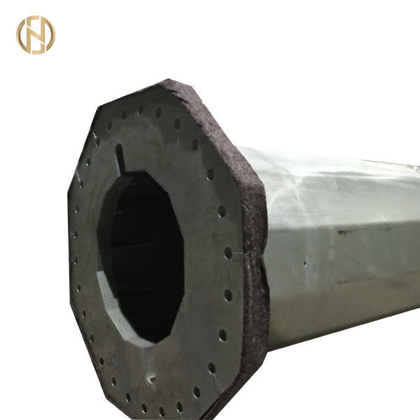 Tratamento de superfície galvanizado octogonal de mergulho quente de Polo 2-50M da corrente elétrica
