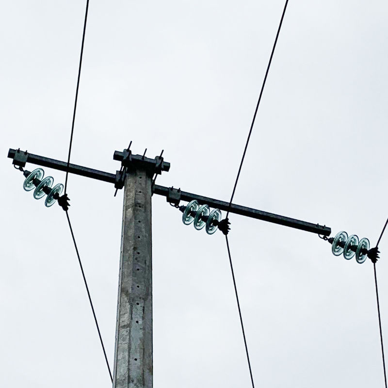 Acessórios duráveis tampão de vidro cerâmico de Polo e tipo isolador do Pin de suspensão