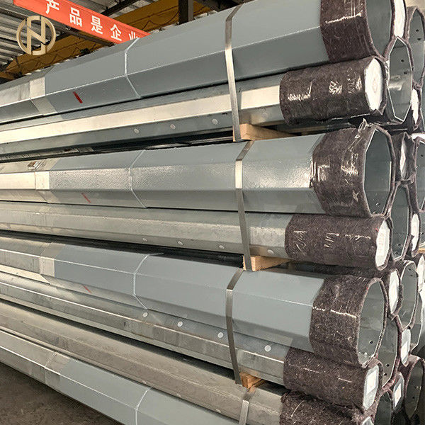Galvanização 69KV terminada de aço galvanizada de Polo 12.2m da transmissão bem -
