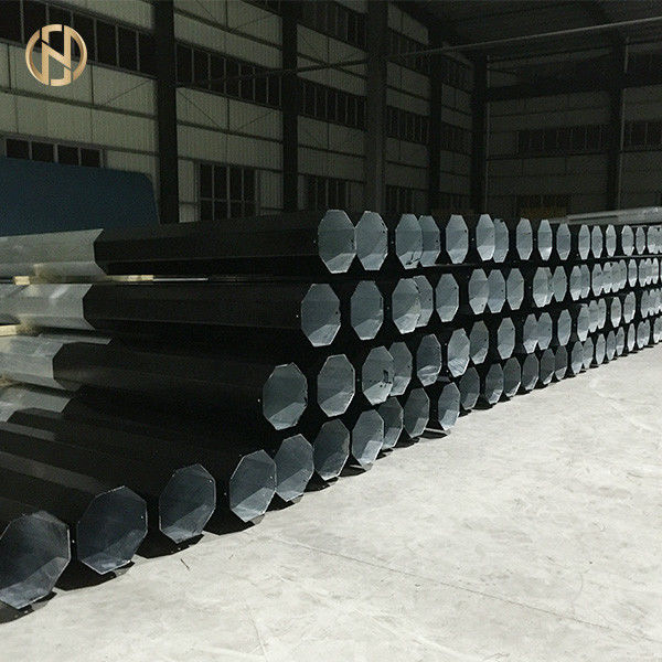 Galvanização 69KV terminada de aço galvanizada de Polo 12.2m da transmissão bem -